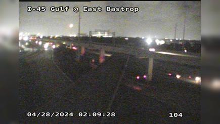 Houston › South: I-45 Gulf @ East Bastrop Traffic Camera