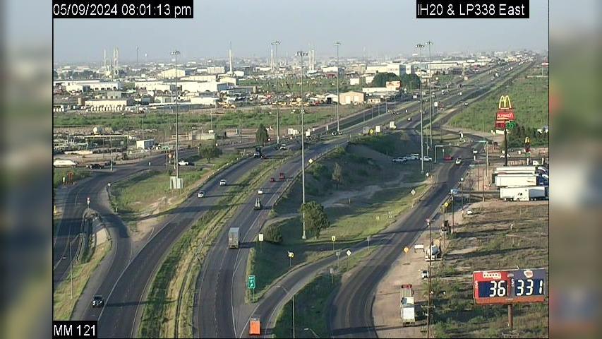 Traffic Cam Odessa › East: IH 20 at LP 338 East Player