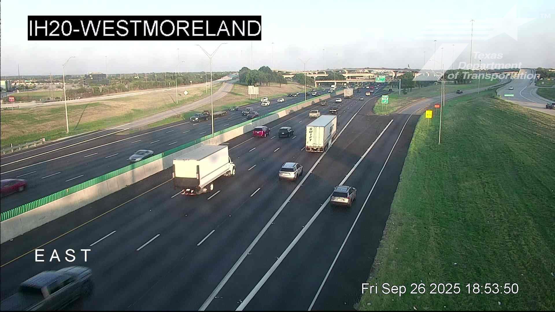 Traffic Cam Dallas › East: I-20 @ Westmoreland Player