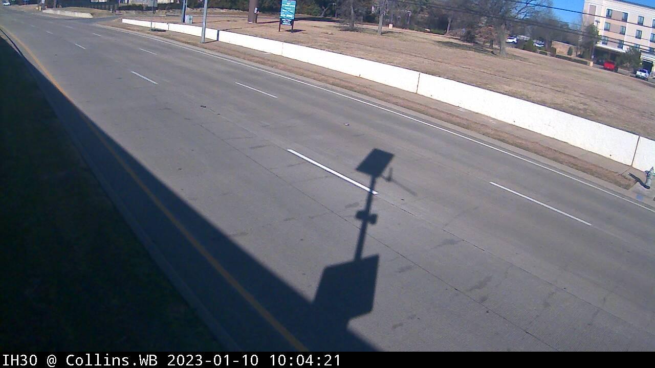 Traffic Cam Arlington › West: WWD I-30 @ Collins.WB Inbound CCTV Player