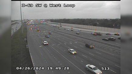 Houston › South: IH-69 Southwest @ West Loop Traffic Camera