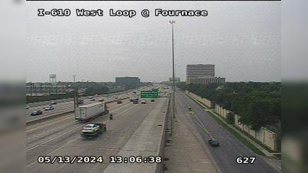 Traffic Cam Bellaire › South: I-610 West Loop @ Fournace Player
