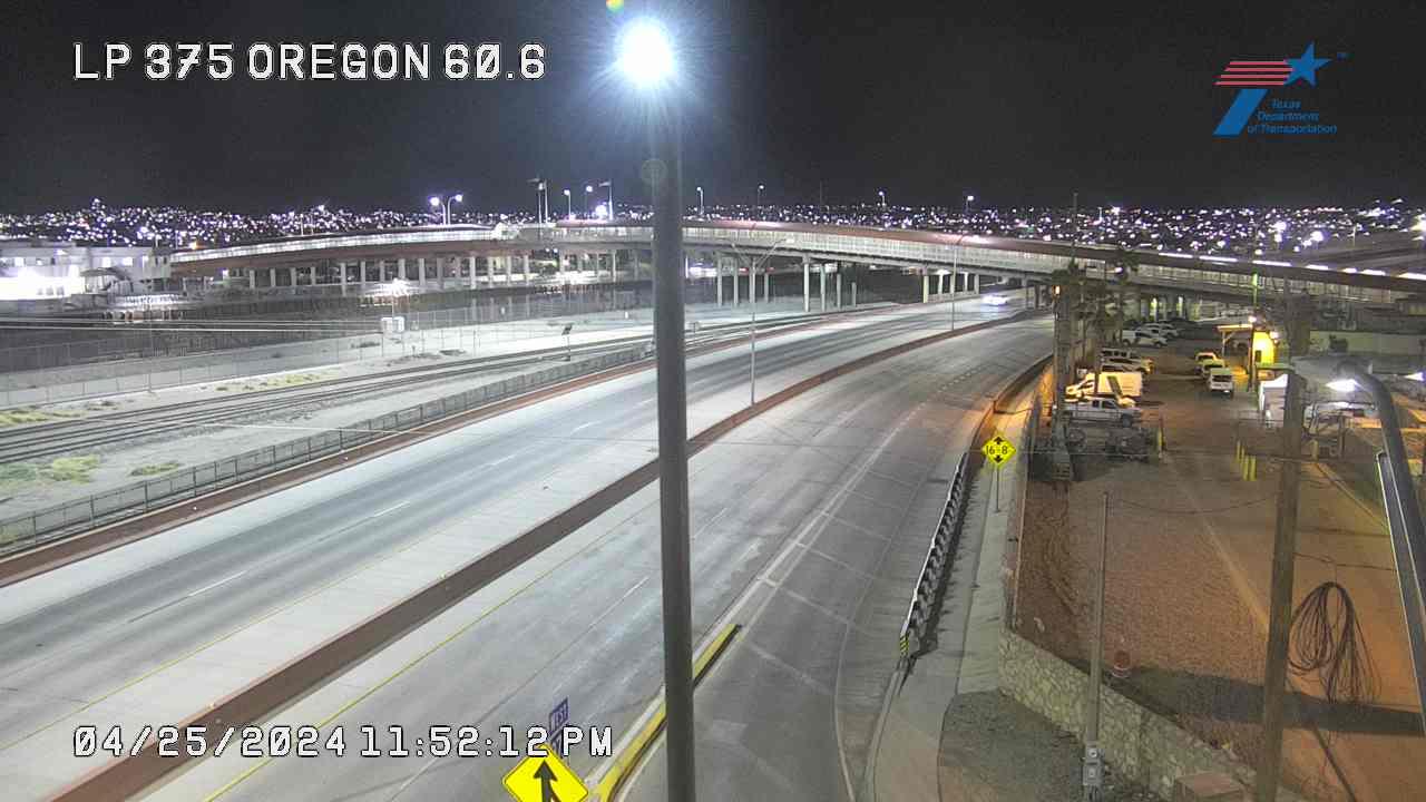 El Paso › West: LP-375 @ Oregon Traffic Camera