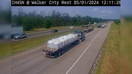 Crabbs Prairie › North: IH45@Walker County Rest Area Traffic Camera