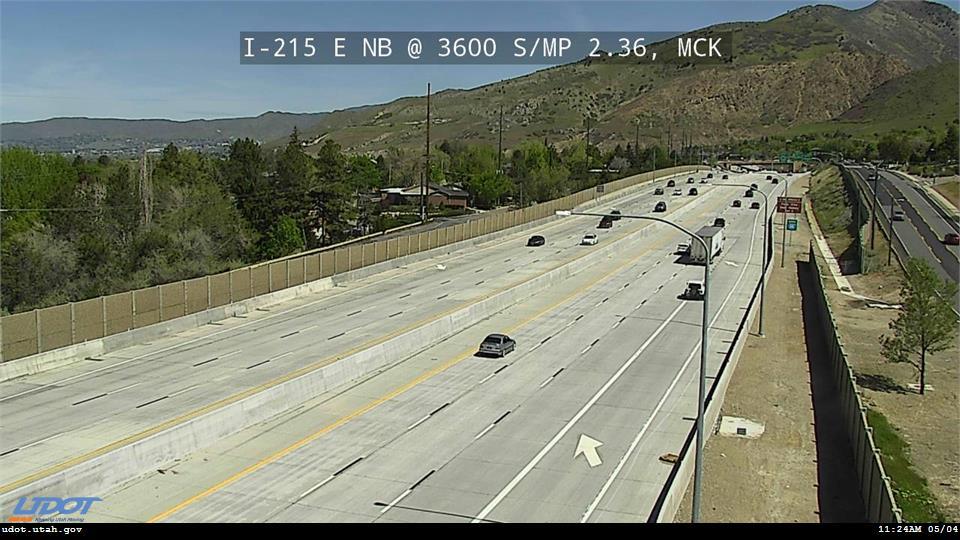 I-215 E NB @ 3800 S MP 2.58 MCK Traffic Camera