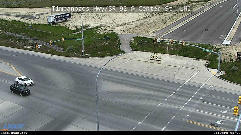 Timpanogos Hwy 3500 N SR 92 @ Center St LHI Traffic Camera