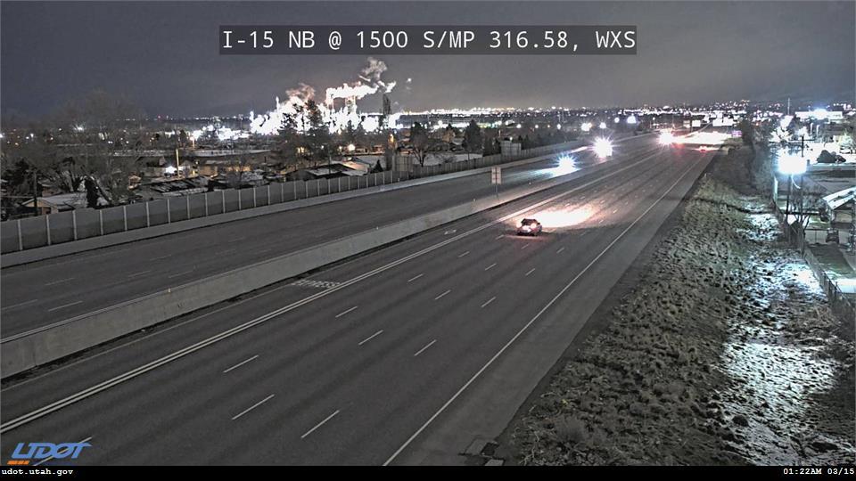 Traffic Cam I-15 NB @ 1500 S MP 316.23 WXS Player