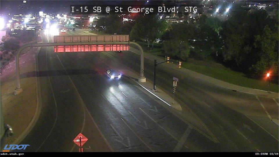 I-15 DDI SB @ St George Blvd SR 34 MP 8.41 STG Traffic Camera