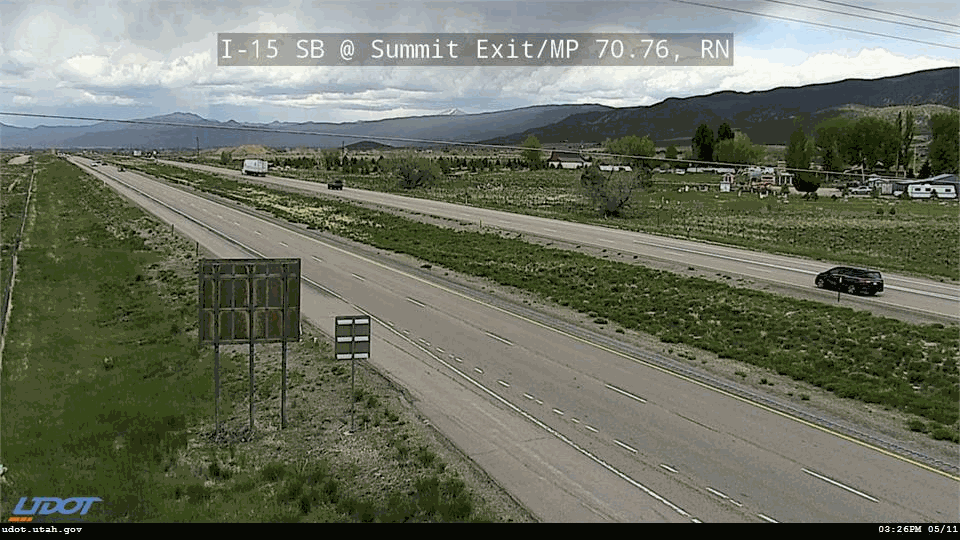 I-15 Liveview NB @ Summit Exit MP 70.02 RN Traffic Camera