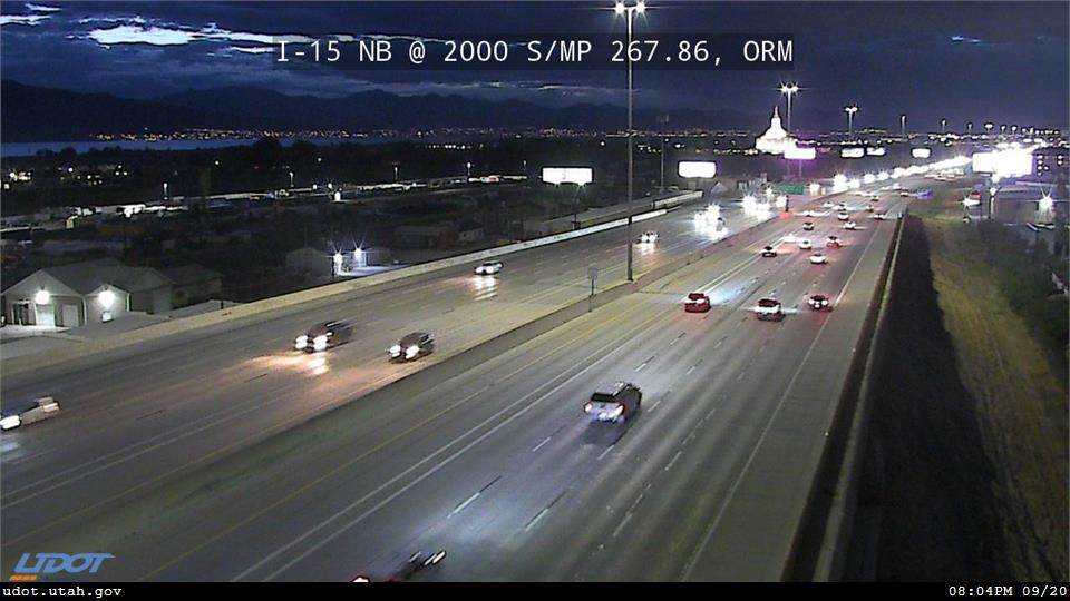 Traffic Cam I-15 NB @ 2000 S MP 267.86 ORM Player