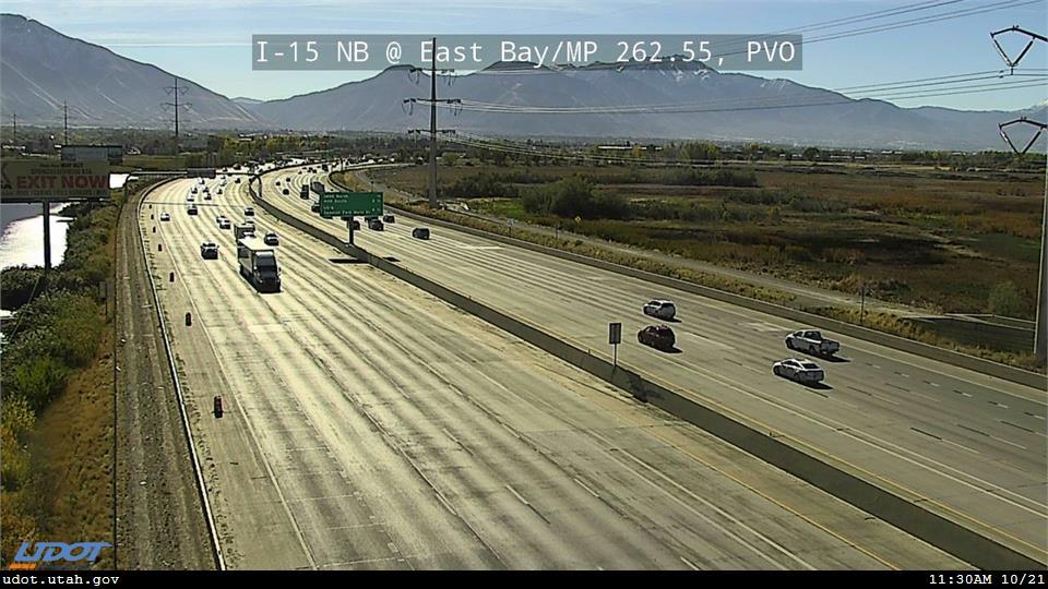Traffic Cam I-15 NB @ East Bay MP 262.55 PVO Player