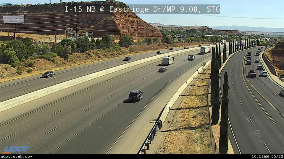 Traffic Cam I-15 NB @ Eastridge Dr MP 9.08 STG Player
