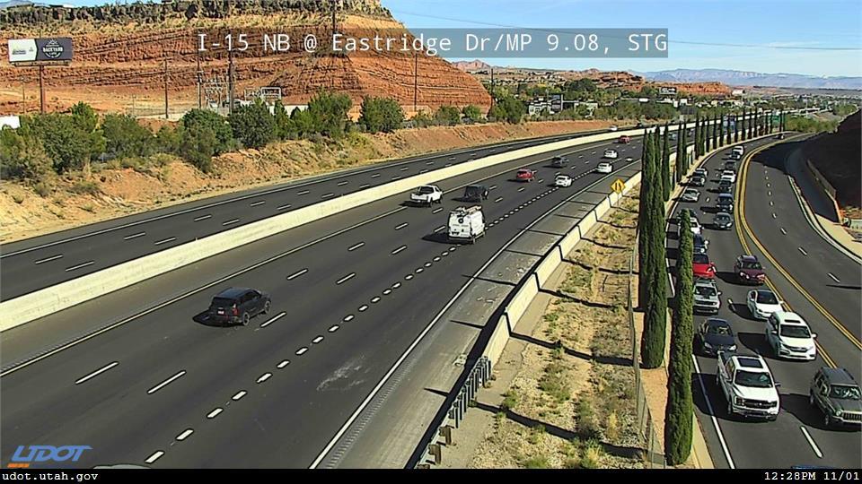 Traffic Cam I-15 NB @ Eastridge Dr MP 9.08 STG Player