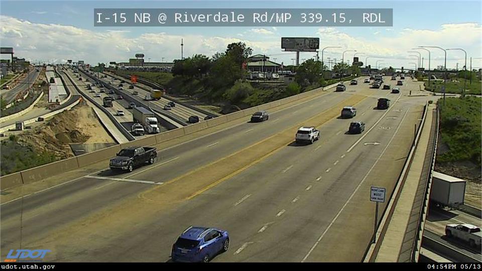 I-15 NB @ Riverdale Rd SR 26 MP 339.15 RDL Traffic Camera