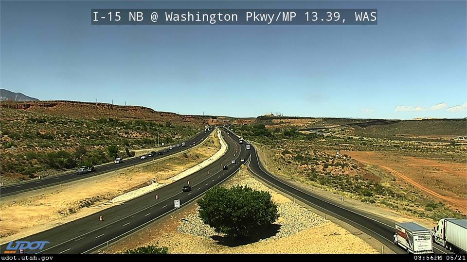 Traffic Cam I-15 NB @ Washington Pkwy MP 13.39 WAS Player