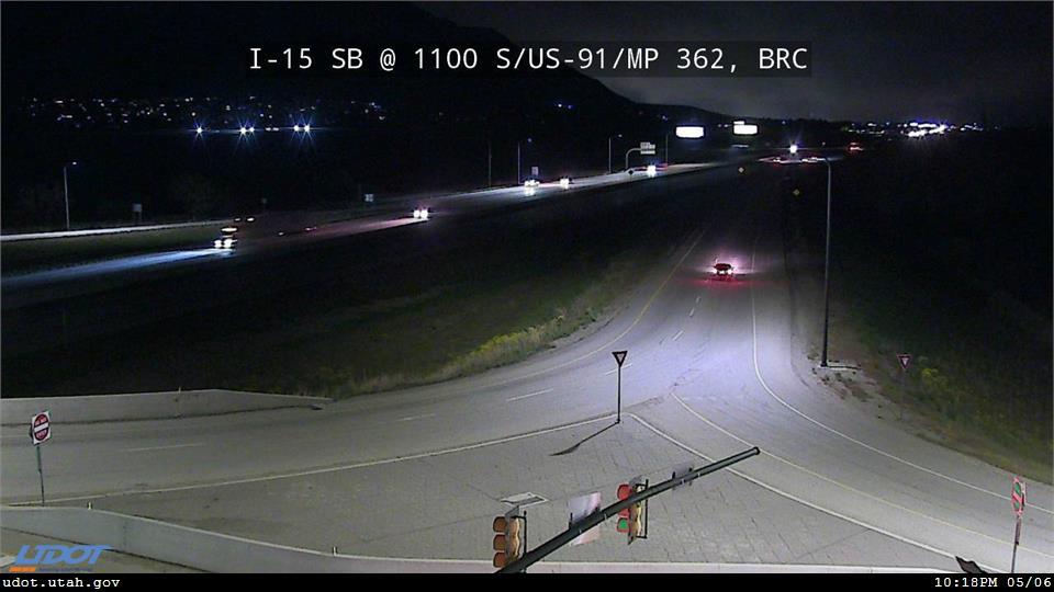 I-15 SB @ 1100 S US 91 MP 362 BRC Traffic Camera