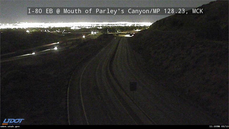 Traffic Cam I-80 EB @ Mouth of Parleys Canyon MP 128.23 SL Player