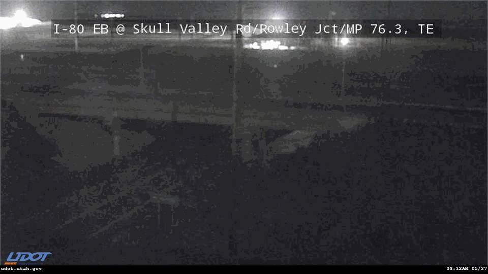 Traffic Cam I-80 Liveview EB @ Skull Valley Rd Rowley Jct SR 196 MP 76.3 TE Player