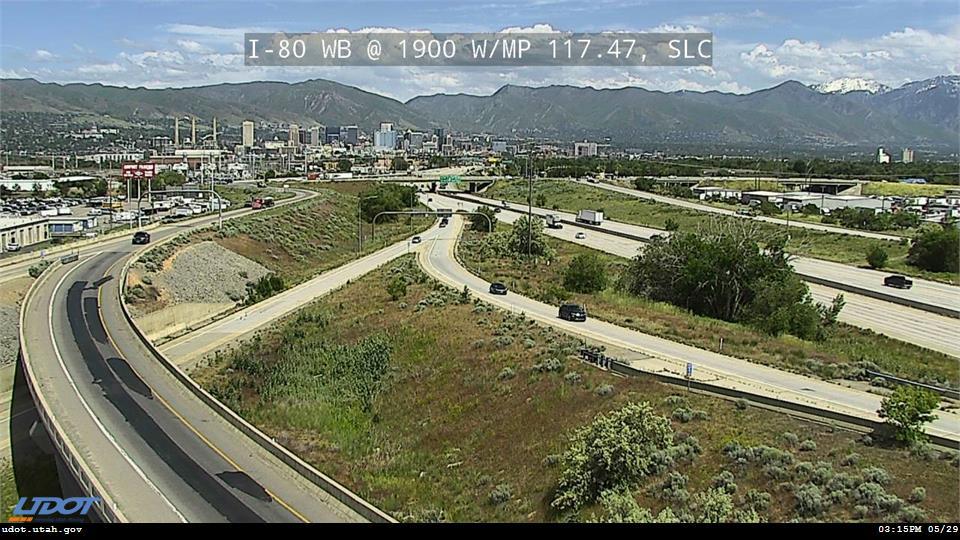 Traffic Cam I-80 WB @ 1900 W MP 117.47 SLC Player