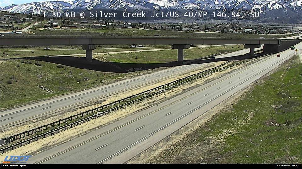 Traffic Cam I-80 WB @ Silver Creek Jct US 40 MP 146.84 SU Player
