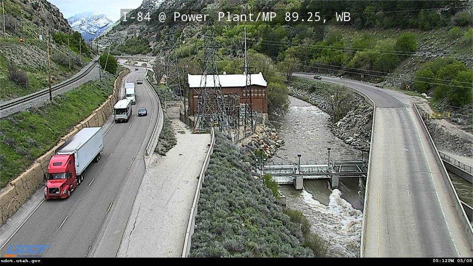 Traffic Cam I-84 Weber Canyon @ Power Plant MP 89.25 WB Player