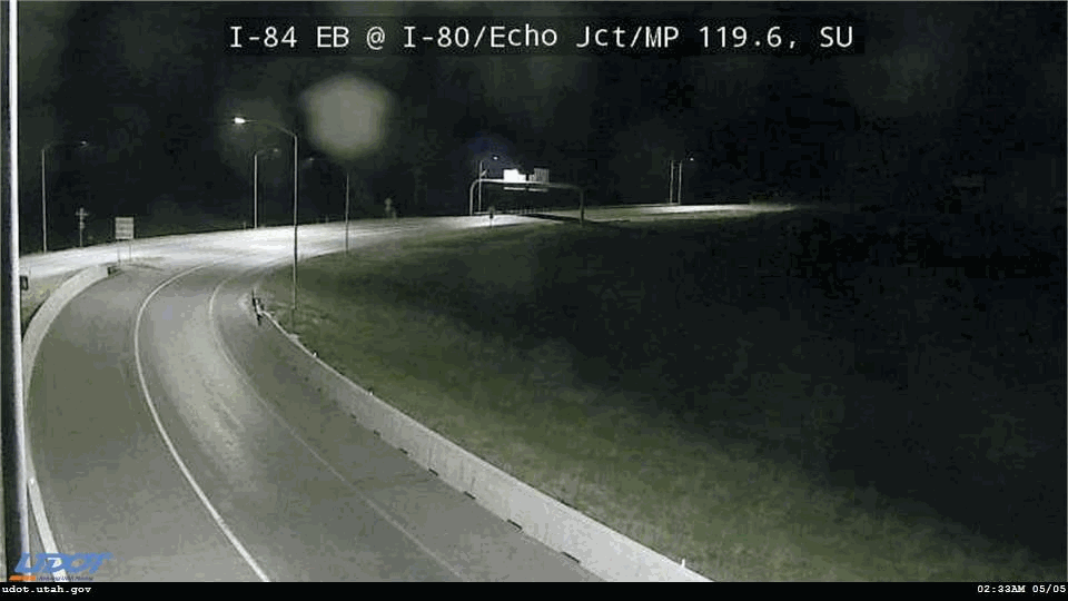 I-84 Liveview EB @ I-80 Echo Jct MP 119.6 SU Traffic Camera