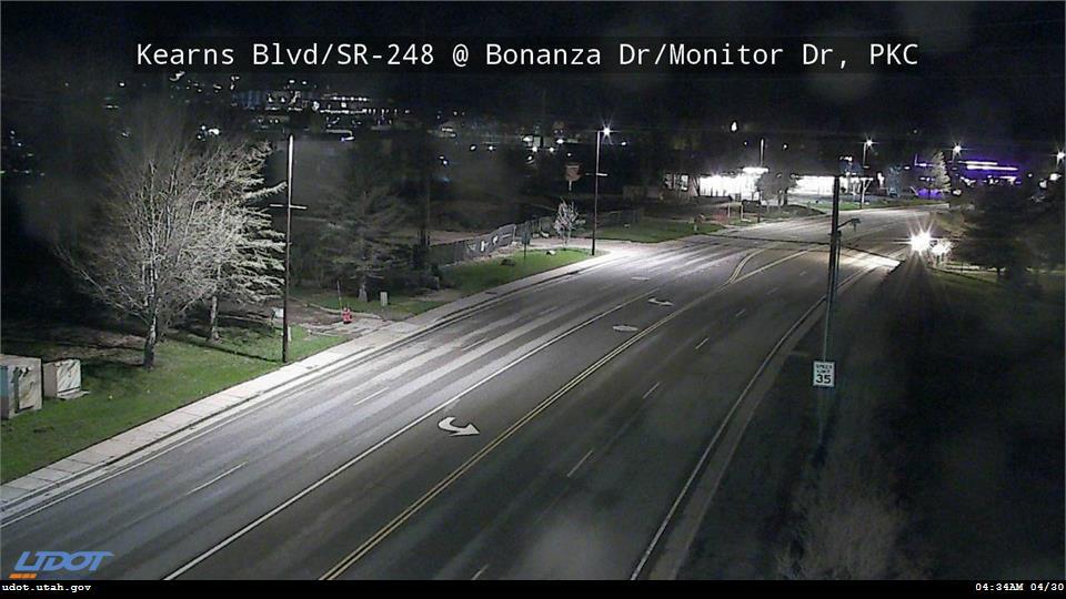 Kearns Blvd SR 248 @ Bonanza Dr Monitor Dr PKC Traffic Camera