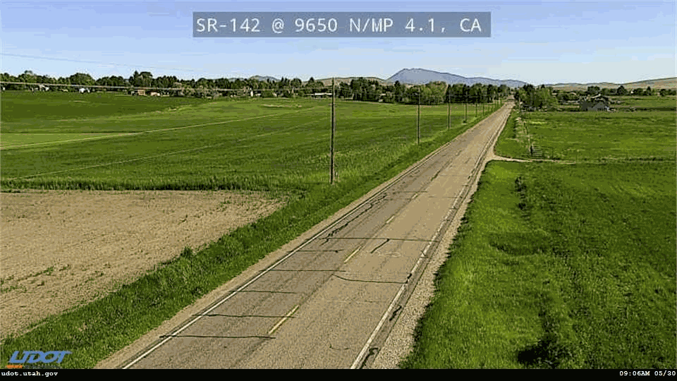 SR 142 200 E Liveview NB @ 9650 N MP 4.1 CA Traffic Camera
