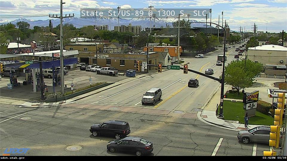 State St US 89 @ 1300 S SLC Traffic Camera