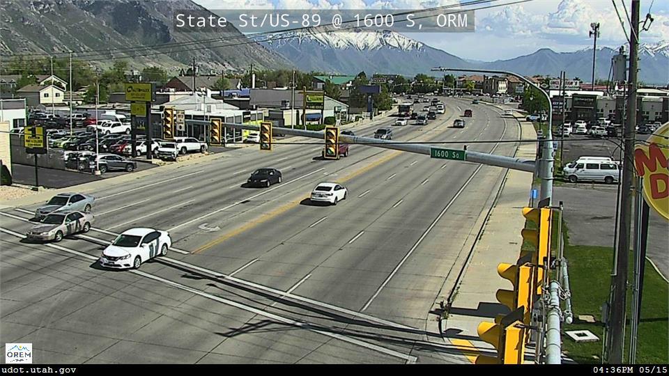 Traffic Cam State St US 89 @ 1600 S ORM Player