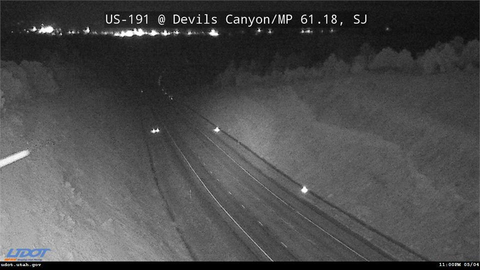 Traffic Cam US 191 NB @ Devils Canyon MP 61.18 SJ Player