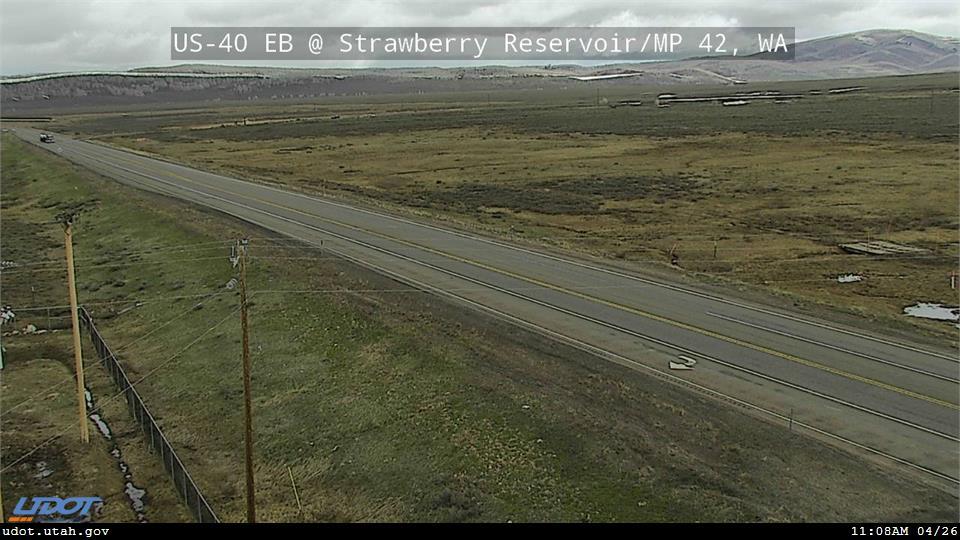 Traffic Cam US 40 EB @ Strawberry Reservoir MP 42 WA Player