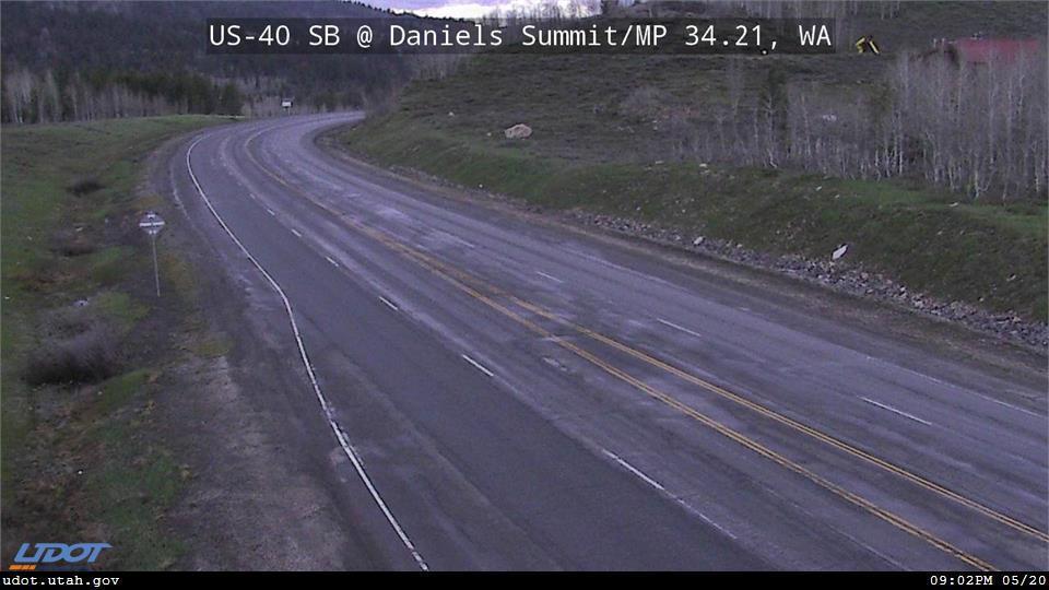 US 40 SB @ Daniels Summit MP 34.21 WA Traffic Camera