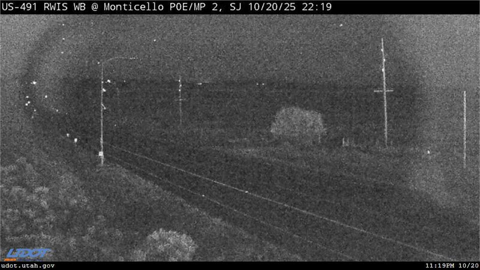 US 491 RWIS WB @ Monticello POE MP 2 SJ Traffic Camera