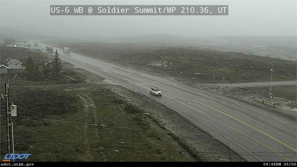 US 6 WB @ Soldier Summit MP 210.36 UT Traffic Camera