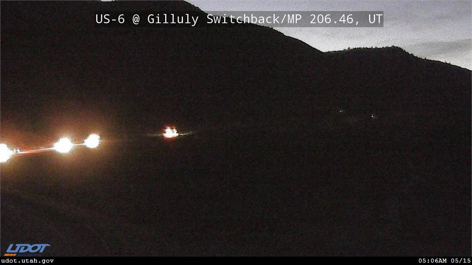 Traffic Cam US 6 @ Gilluly Switchback MP 206.46 UT Player