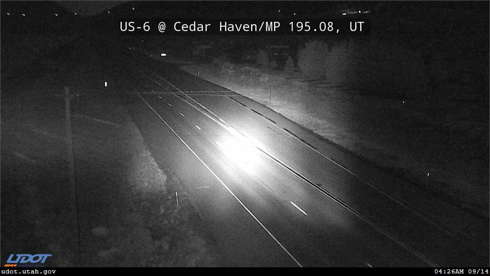 Traffic Cam US 6 @ Cedar Haven Sheep Creek Rd MP 195.08 UT Player