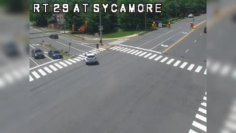 East Falls Church: LEE HWY AT SYCAMORE ST Traffic Camera