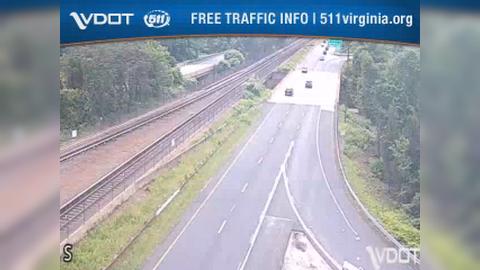 Westhampton: I-66 - MM 66 - WB - Exit 66, Route 7 - Leesburg Pike Traffic Camera