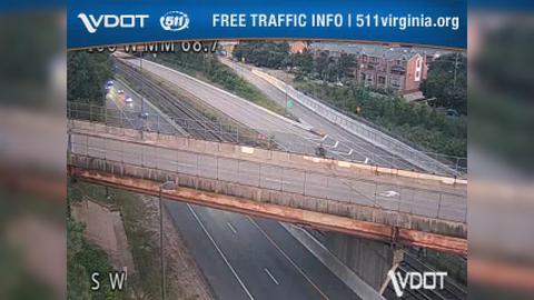 West Arlington: I-66 - MM 68 - WB - Exit 68, Route 693 - Westmoreland St/Wash. Blvd Traffic Camera