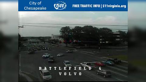 Traffic Cam Chesapeake: Battlefield Blvd & Volvo Pkwy Player