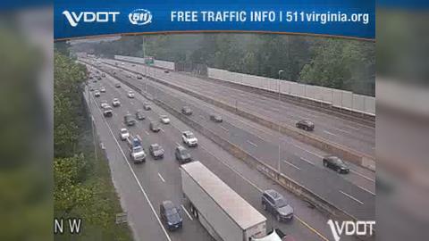 Traffic Cam Pohick Estates: I-95 - MM 164.9 - SB - Exit 163, Route 642 - Lorton Rd/Pohick Rd Ovp Player