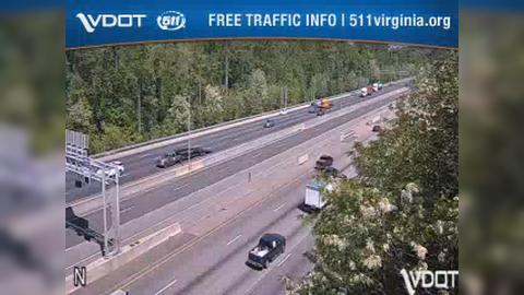 Traffic Cam Lorton: I-95 - MM 163 - NB - Exit 163, Route 642 - Rd B Player