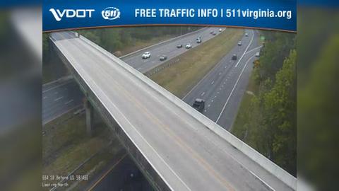 Traffic Cam Bowers Hill: I-664 - MM 18.67 - SB - OL BEFORE US 58 AND US 460 Player