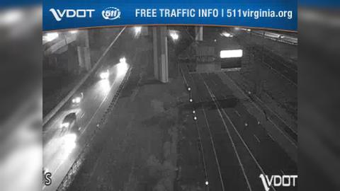 Traffic Cam Springfield Estates: I-495 - MM 57 - SB - Springfield Interchange (generally looking west from the south side of interchange) Player