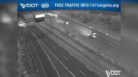 Traffic Cam Springfield Estates: I-495 - MM 57 - SB - Springfield Interchange (generally looking west from the south side of interchange) Player