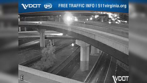 Springfield Estates: I-395 - SB - Passing Over I-495 Traffic Camera
