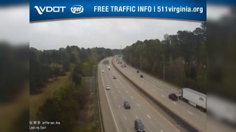 Traffic Cam City Center: I-64 - MM 256.19 - WB - 0.5 Mi before Jefferson Ave Player