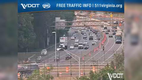 Alexandria: I-395 - MM 5 - NB - Exit 5, Route 7 - King St Traffic Camera