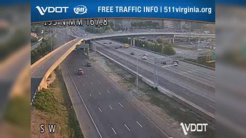 Traffic Cam Newington: I-95 - MM 166 - NB - North of Route 286 (Fairfax County Pkwy) Player